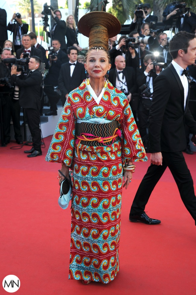 Victoria Abril Cannes African geisha