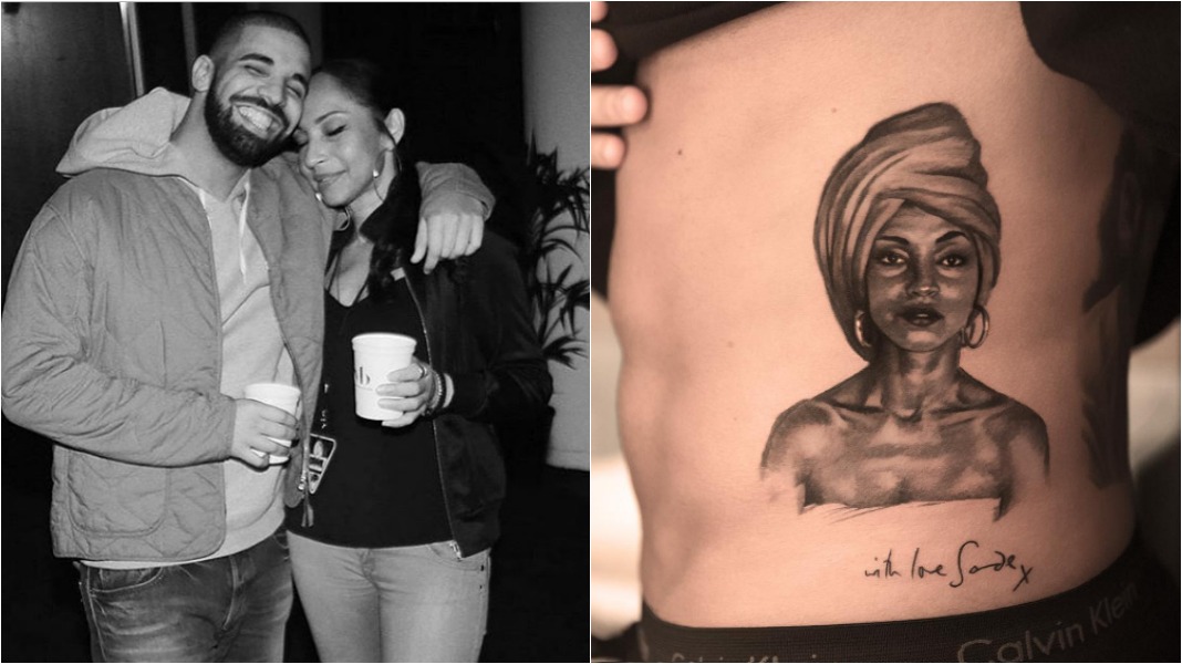 Sade Fans International  SFI  And another SadeDrake story Drakes New  Tattoos Include A Portrait Of Sade NIki Norberg a tattoo artist from  Sweden has shared some Instagram photos of new