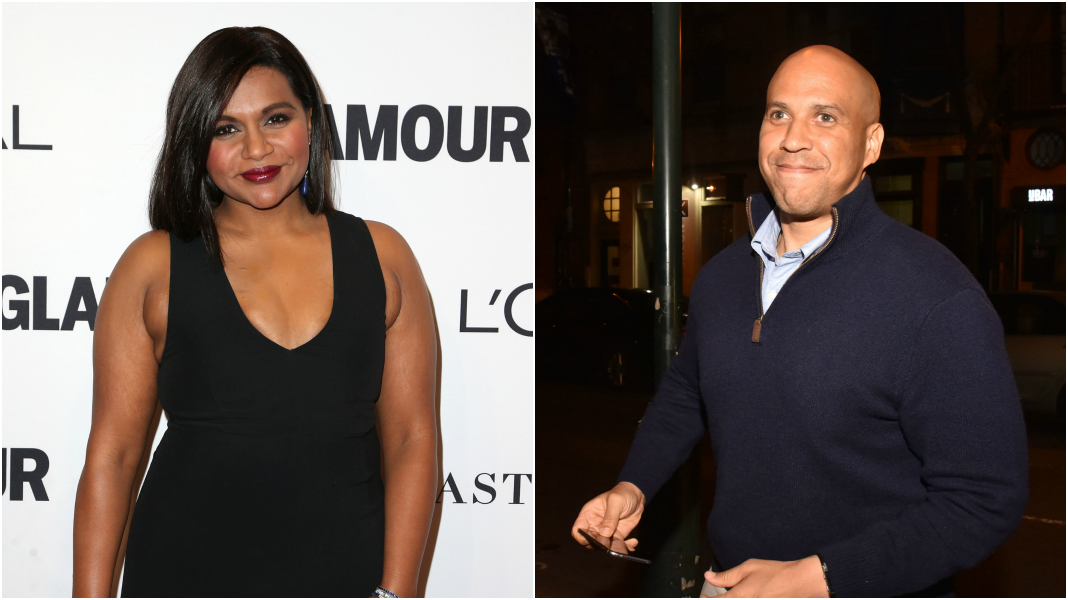 Mindy Kaling Cory Booker