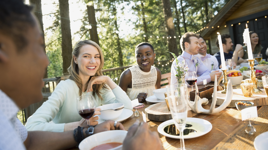 plus one at a wedding