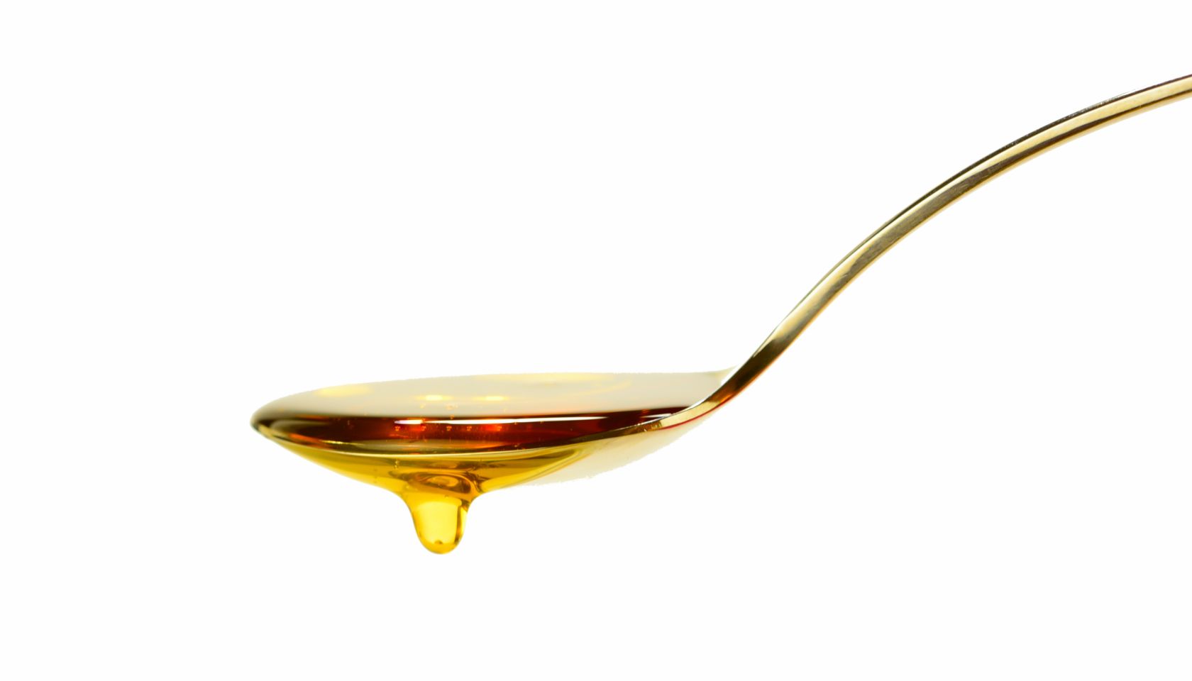 Honey on spoon
