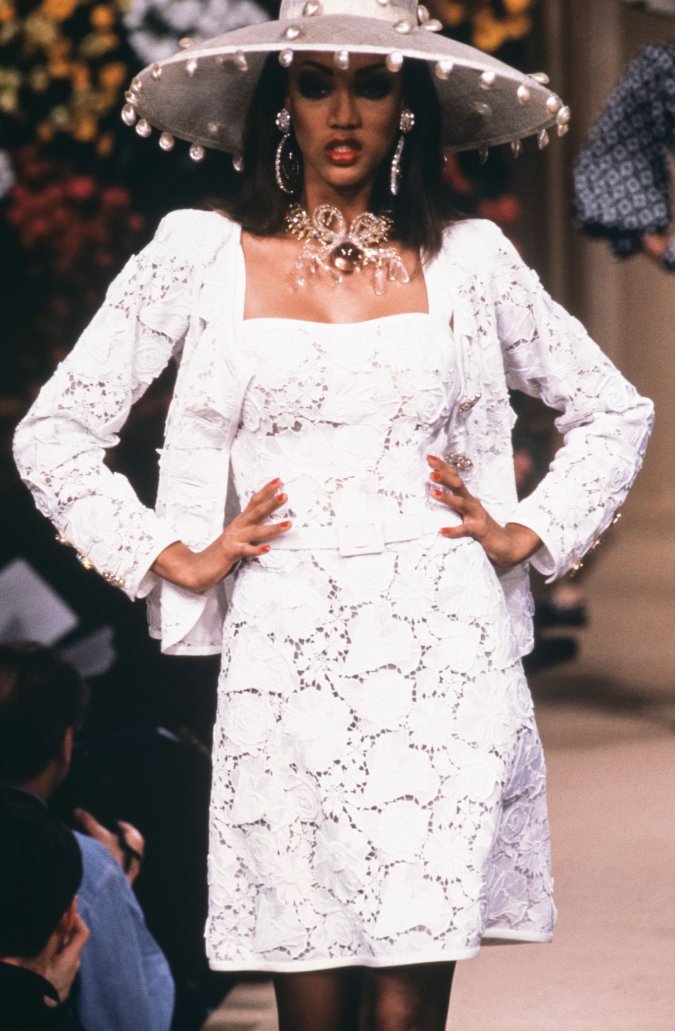 Classic Images Of Tyra Banks Ripping The Runway For Her 45th Birthday
