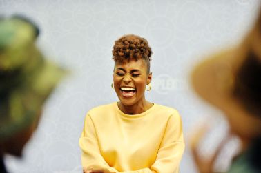 Issa Rae Smiling at 2018 ComplexCon.