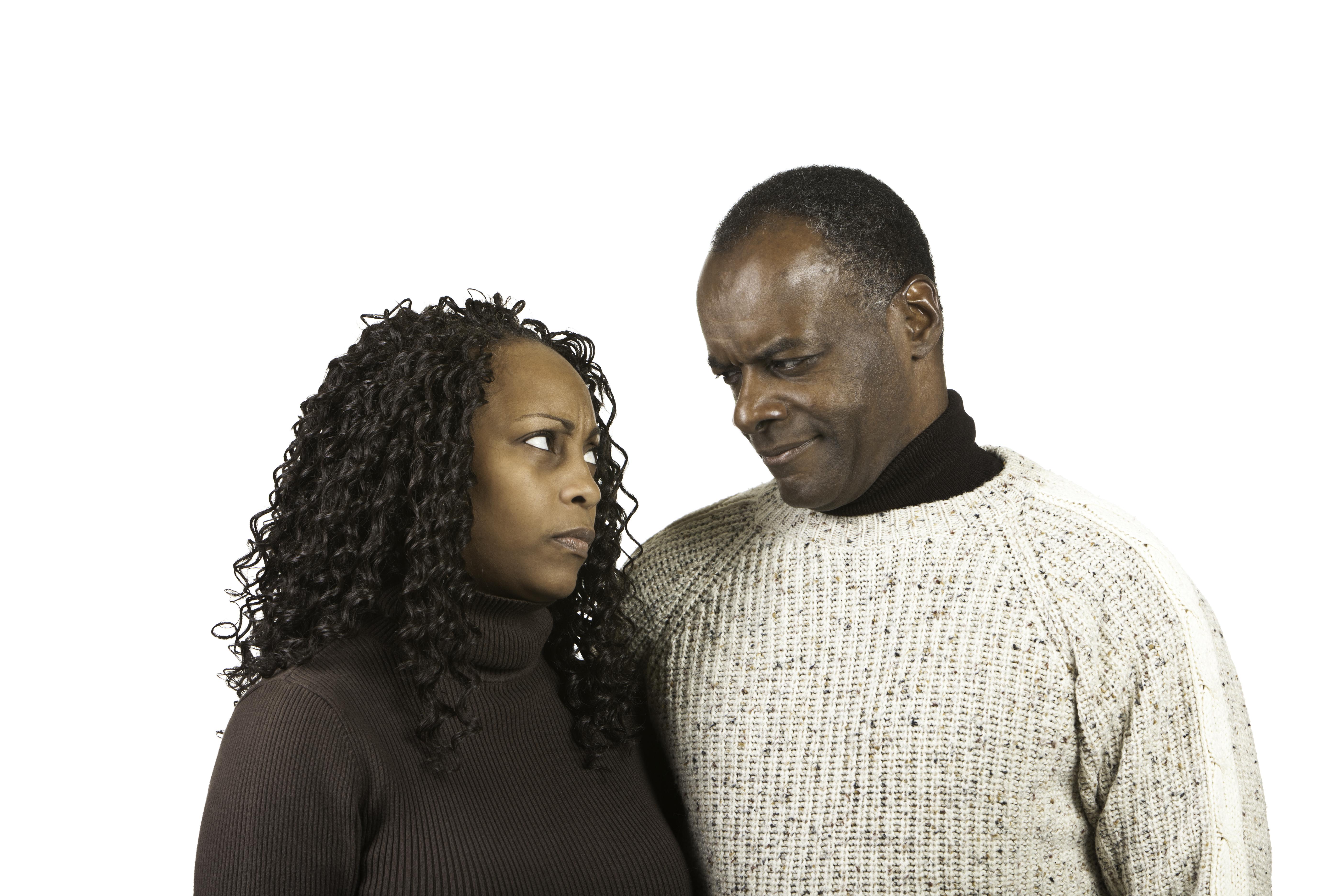 Annoyed African American Couple