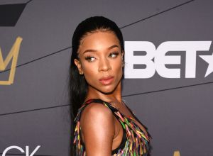 Lil Mama attends the Black Girls Rock! 2018 Red Carpet at NJPAC