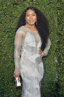 Angela Bassett at the FIJI Water At The 24th Annual Critics' Choice Awards