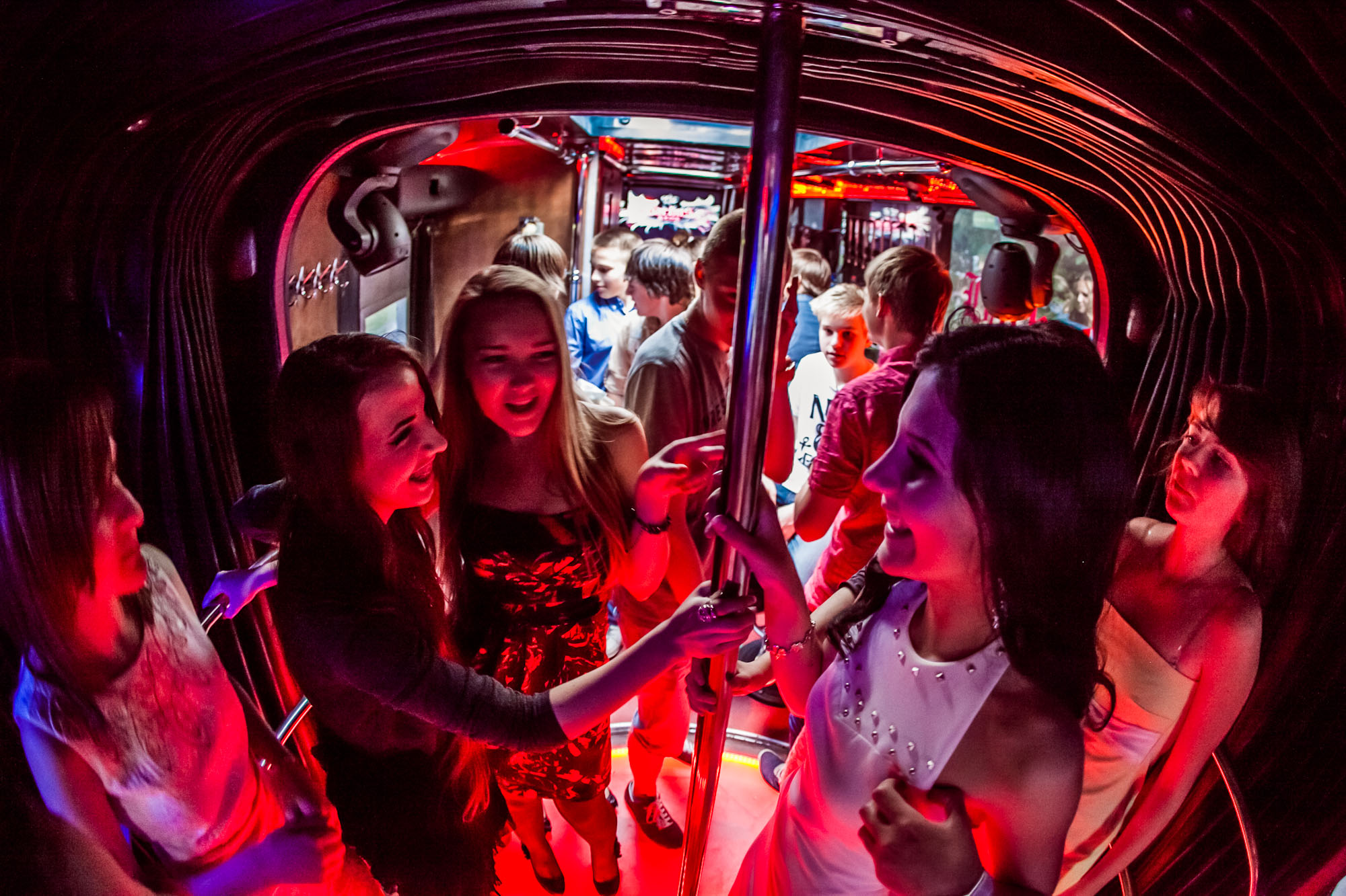 Russian Entrepreneurs Turn Old Public Transportation Bus into an Awesome Night-Club on Wheels.