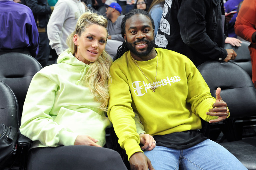 Celebrities At The Los Angeles Clippers Game