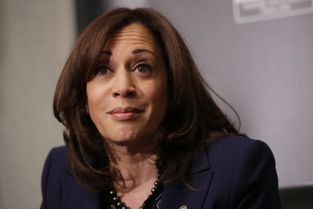 Kamala Harris Speaks At Thurgood Marshall College Fund