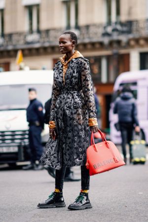 Black Celebrity Streetstyle At Paris Fashion Week
