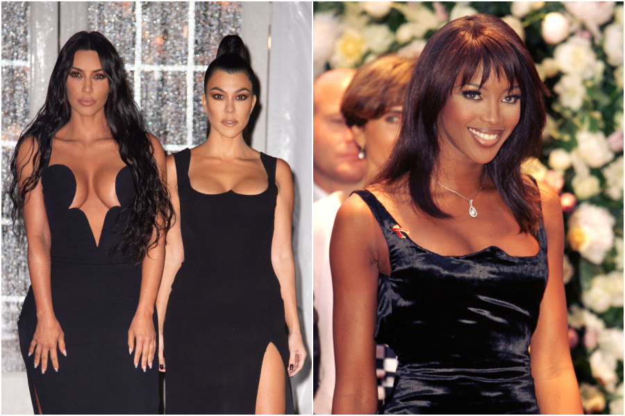 Kim Kardashian and Naomi Campbell