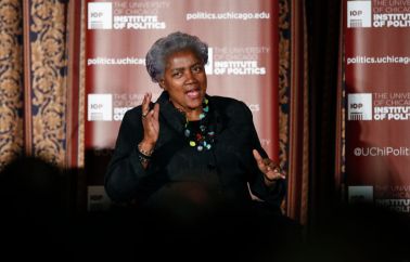 Former DNC Chair Donna Brazile Speaks At The University Of Chicago