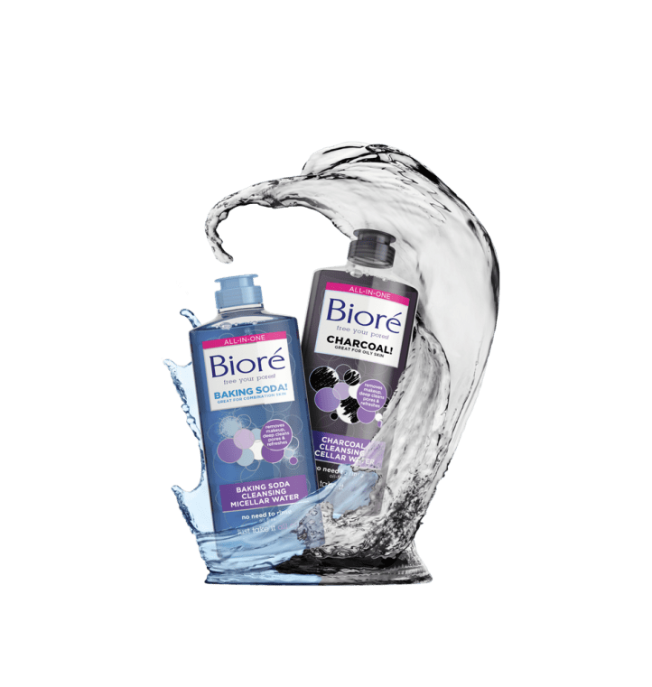 Bioré Charcoal And Baking Soda Cleansing Micellar Waters
