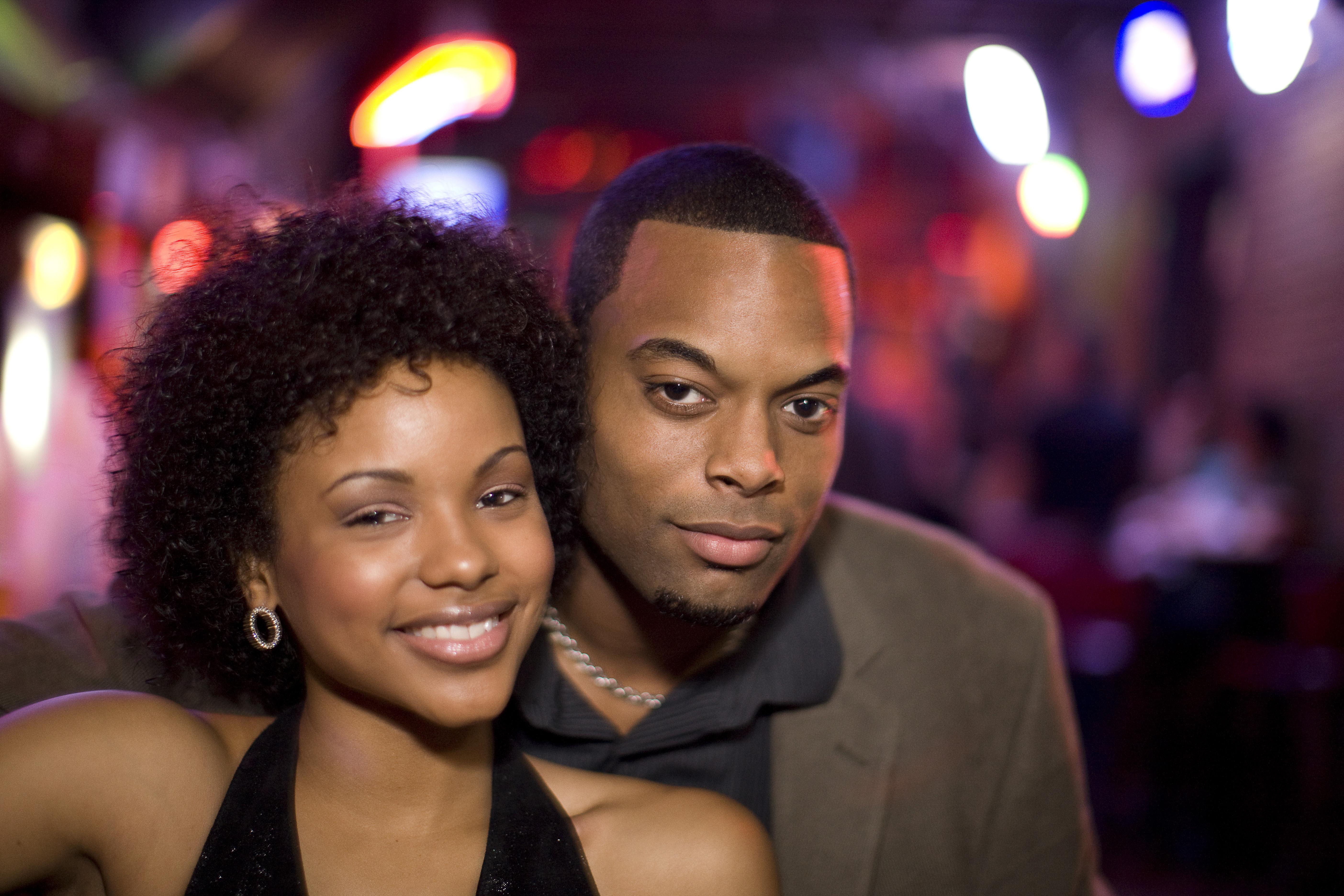 Couple in nightclub