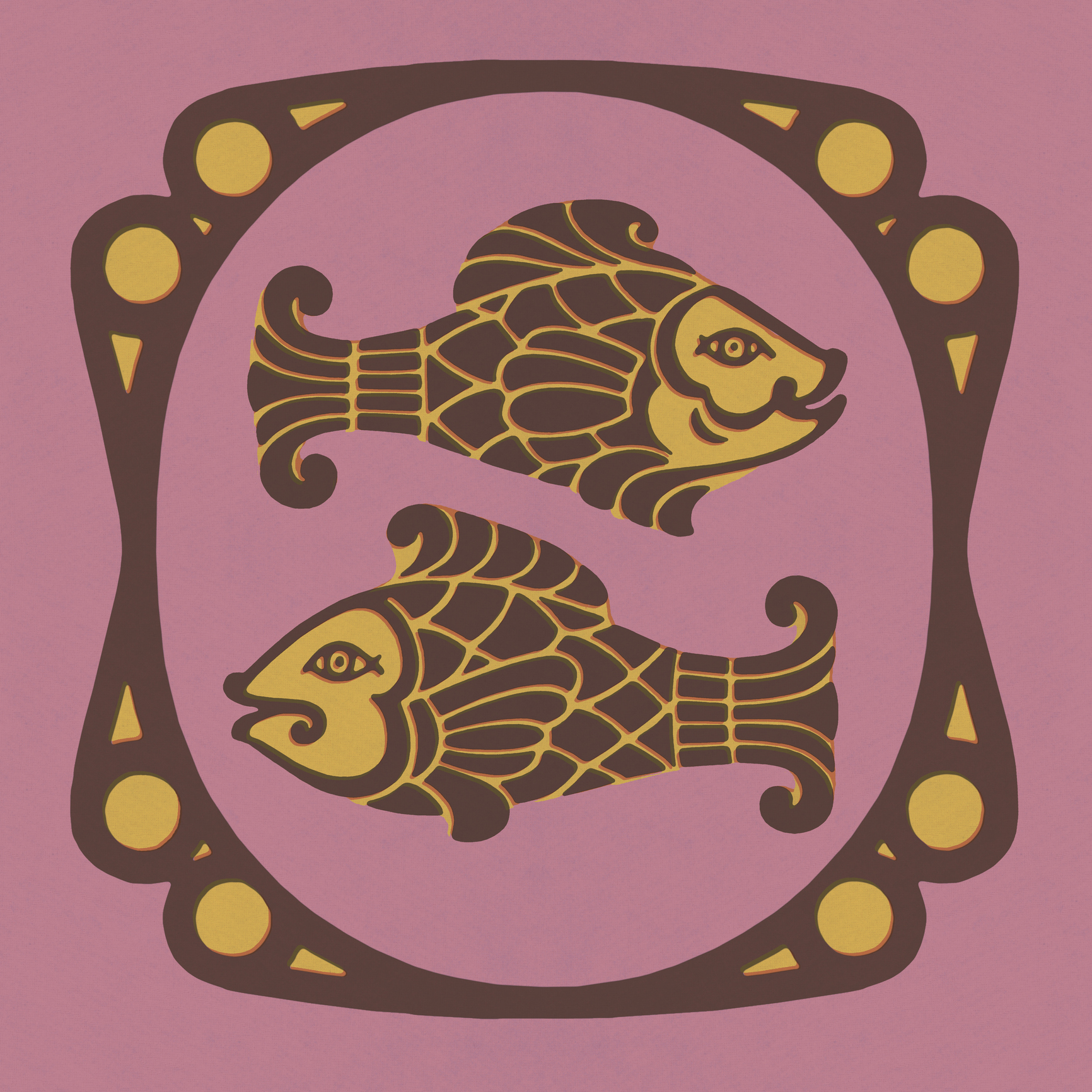 Pisces Zodiac Symbol