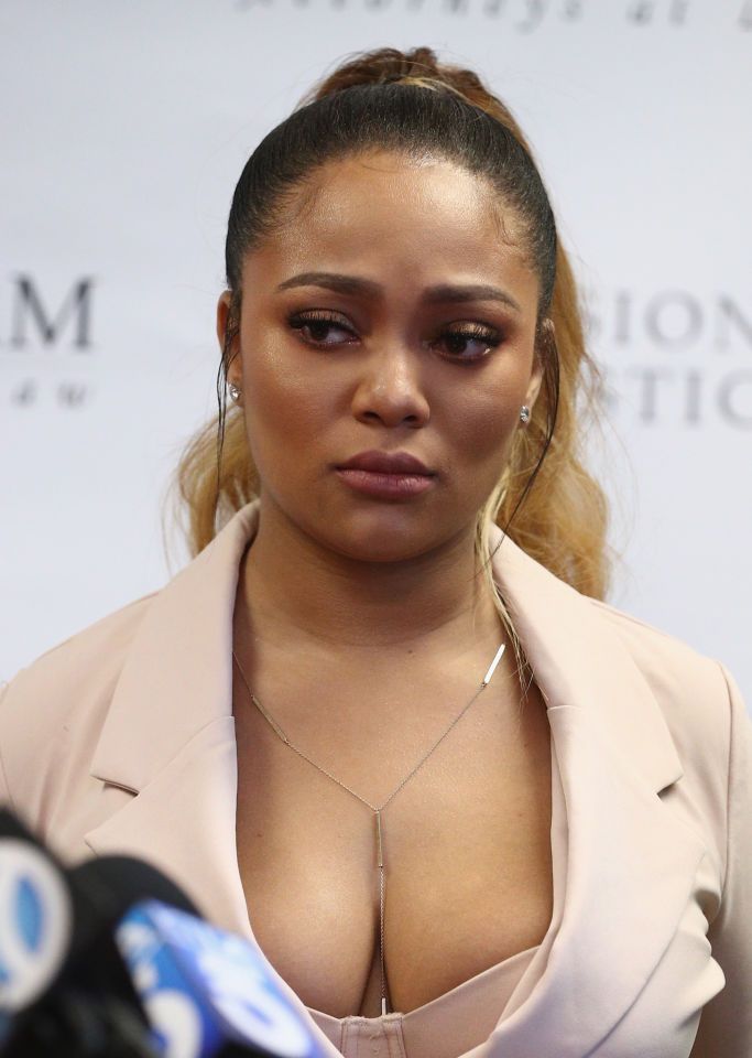 Teairra Mari And Her Attorneys Lisa Bloom And Walter Mosely Hold Press Conference About New Legal Action Against 50 Cent And Akbar Abdul-Ahad