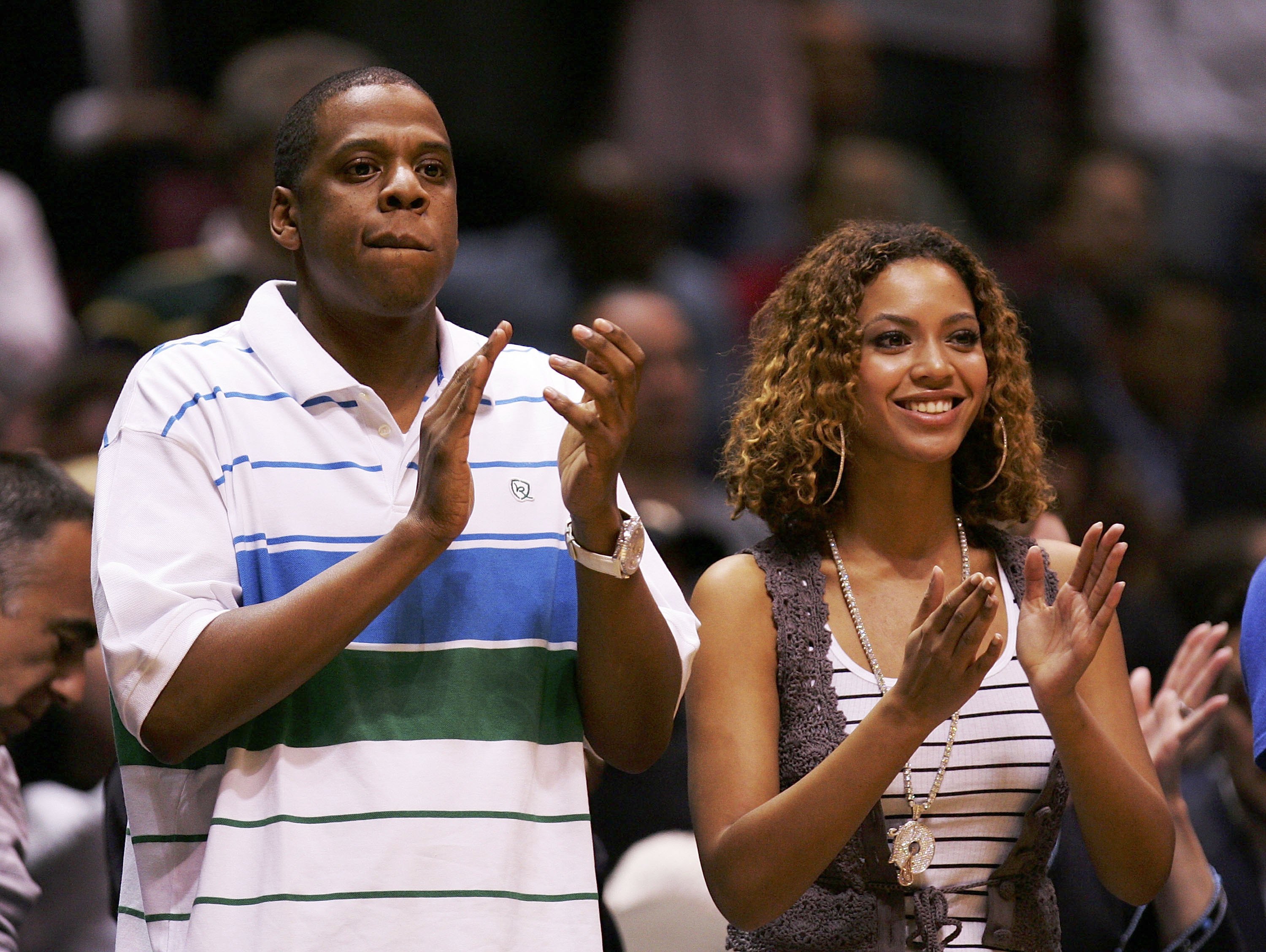 Jay-Z and singer Beyonce Knowles