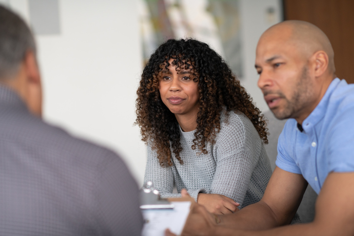 Married couple in therapy