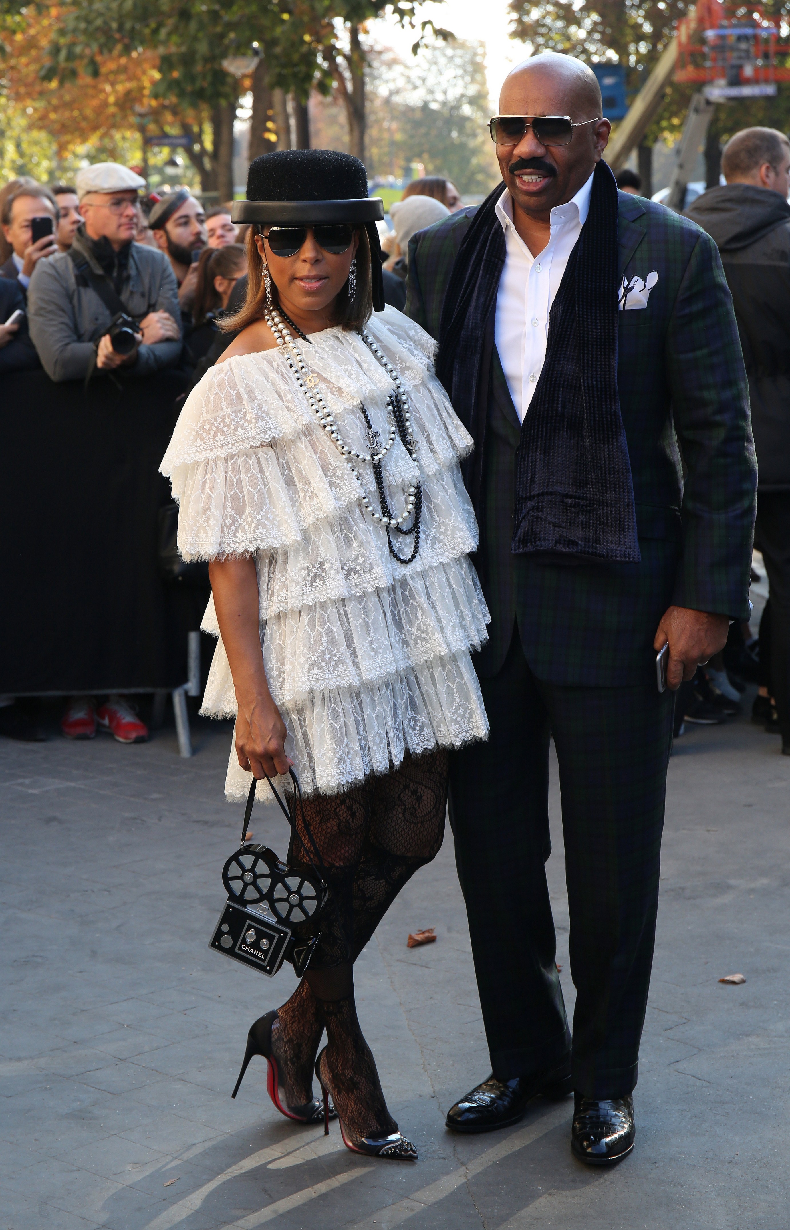 Marjorie Harvey Slays All Over Paris Fashion Week With Steve