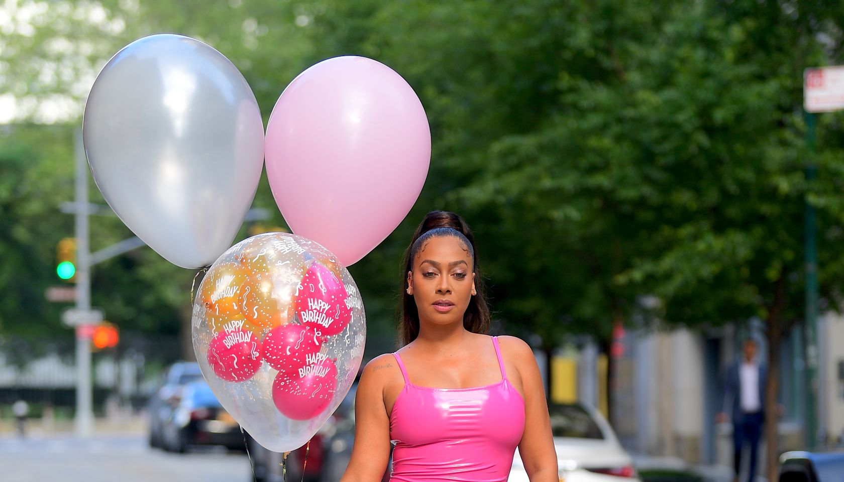 La La Anthony on her birthday