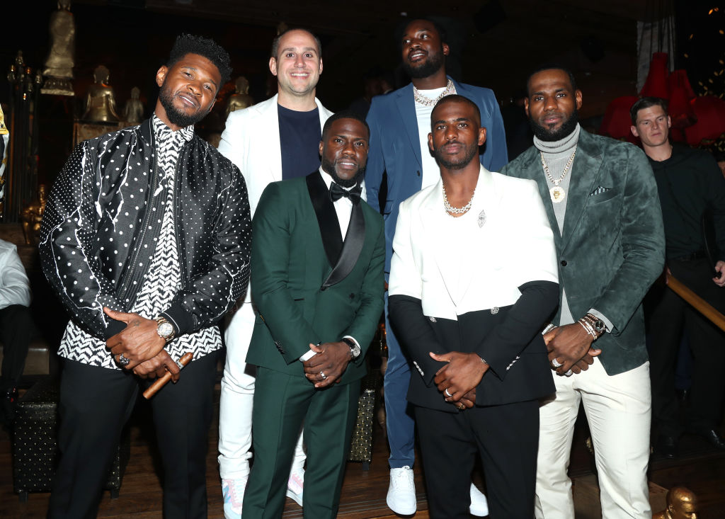 Usher, Michael G. Ruben, Kevin Hart, Meek Mill, Chris Paul, LeBron James