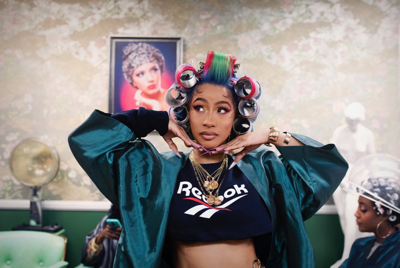 Cardi B Shows The Power Of A Good Set Of Tips In New Reebok Ad Page