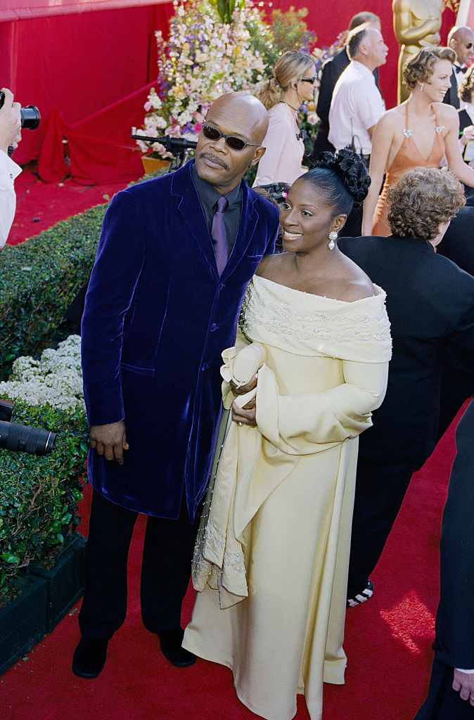 Samuel L. Jackson with His Wife Latanya Richardson at the 2000 Oscars