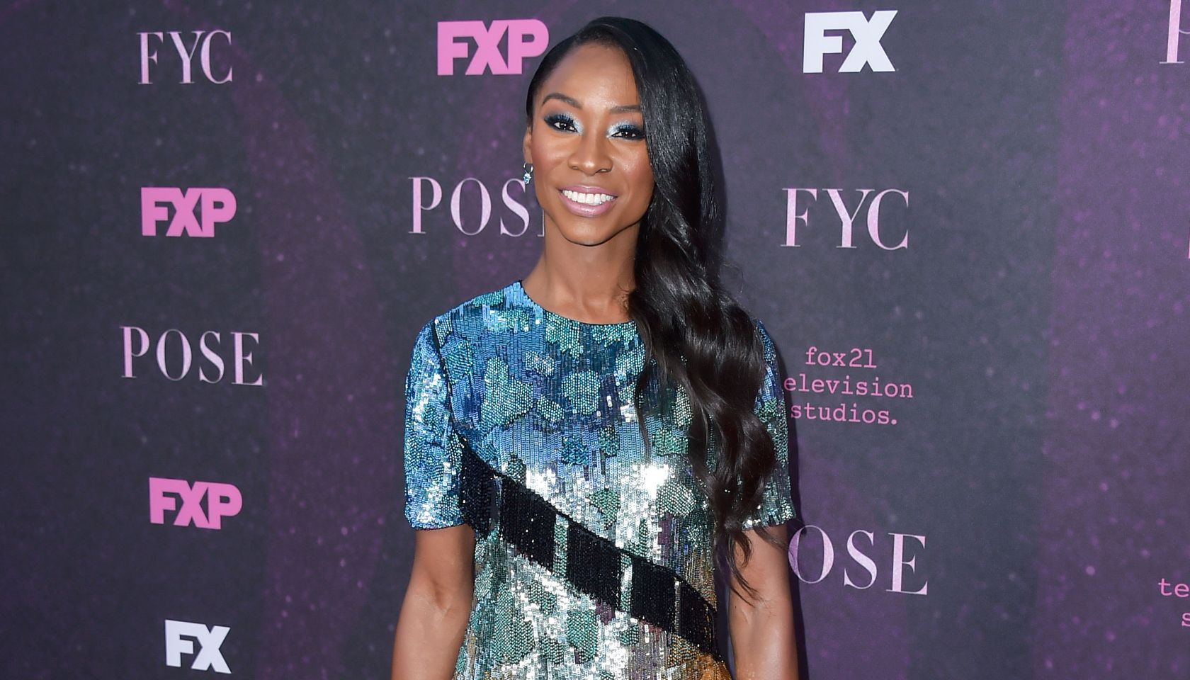 Angelica Ross arrives at the Red Carpet Event For FX's 'Pose' held at the Pacific Design Center on August 9, 2019 in West Hollywood, Los Angeles, California, United States.