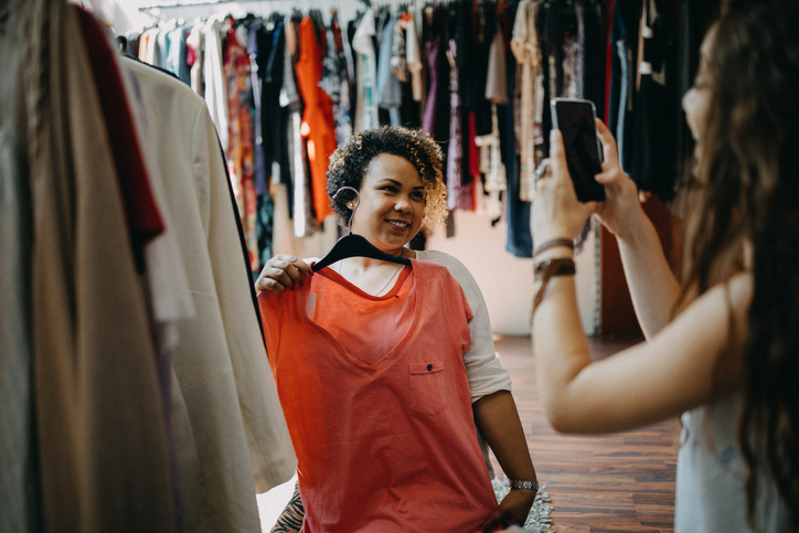 shopping for good clothes