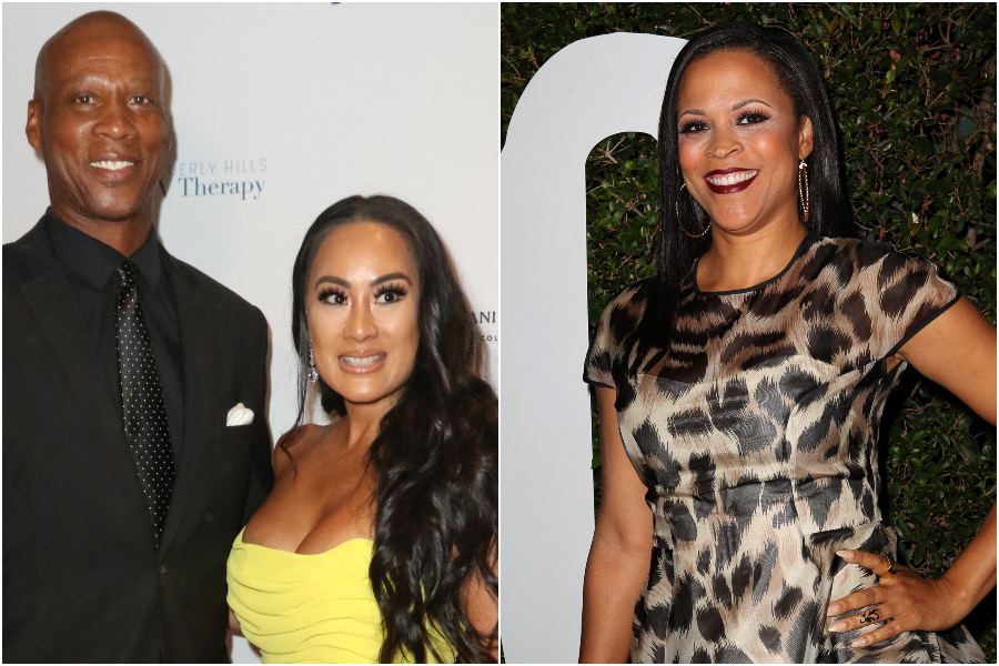 Byron Scott and Cece Gutierrez with Shaunie O'Neal