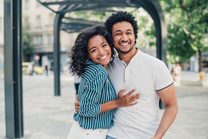 Beautiful Afro American couple