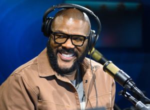 Tyler Perry Visits The SiriusXM Hollywood Studios in Los Angeles