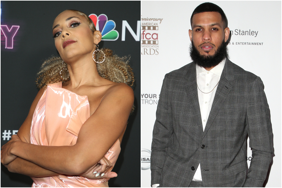 Amanda Seales and Sarunas Jackson