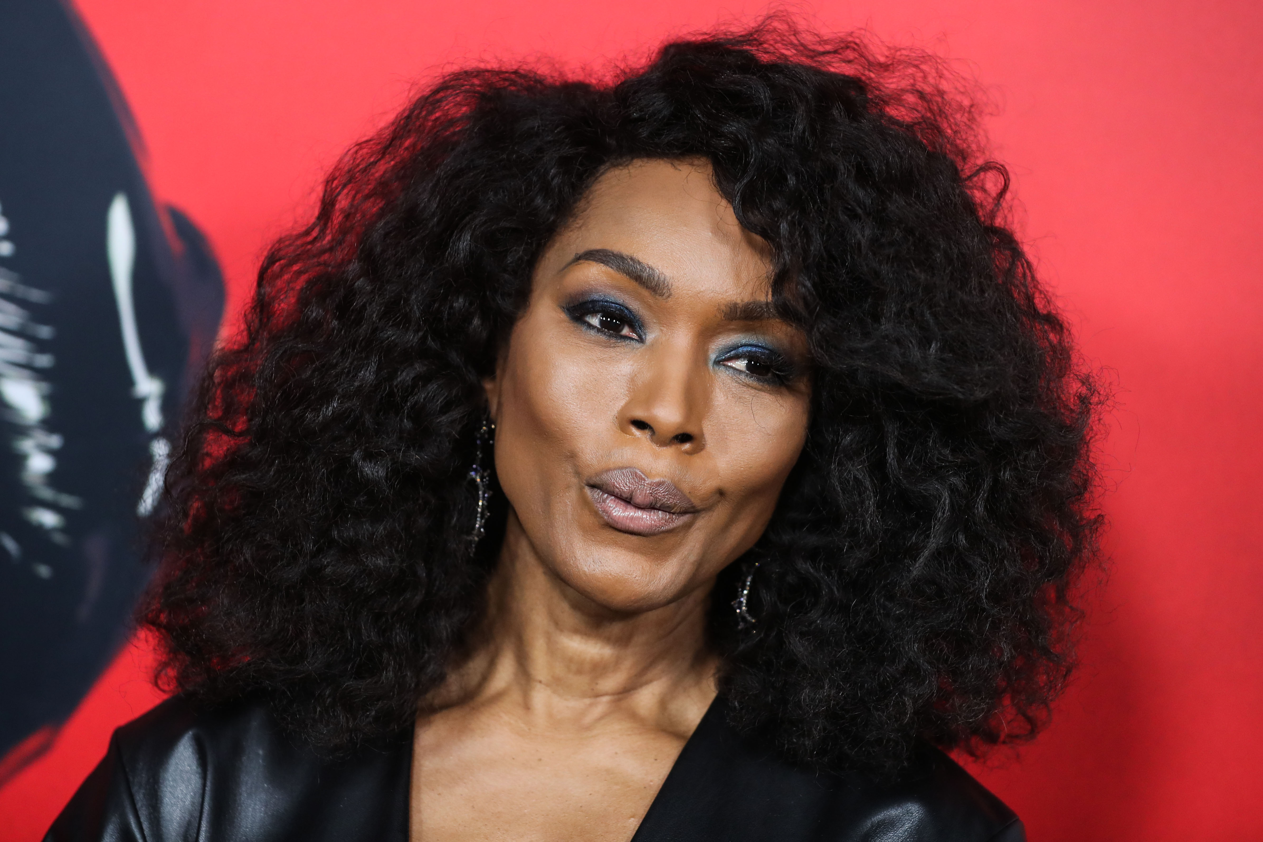 Actress Angela Bassett arrives at FX's 'American Horror Story' 100th Episode Celebration held at the Hollywood Forever Cemetery on October 26, 2019 in Hollywood, Los Angeles, California, United States.