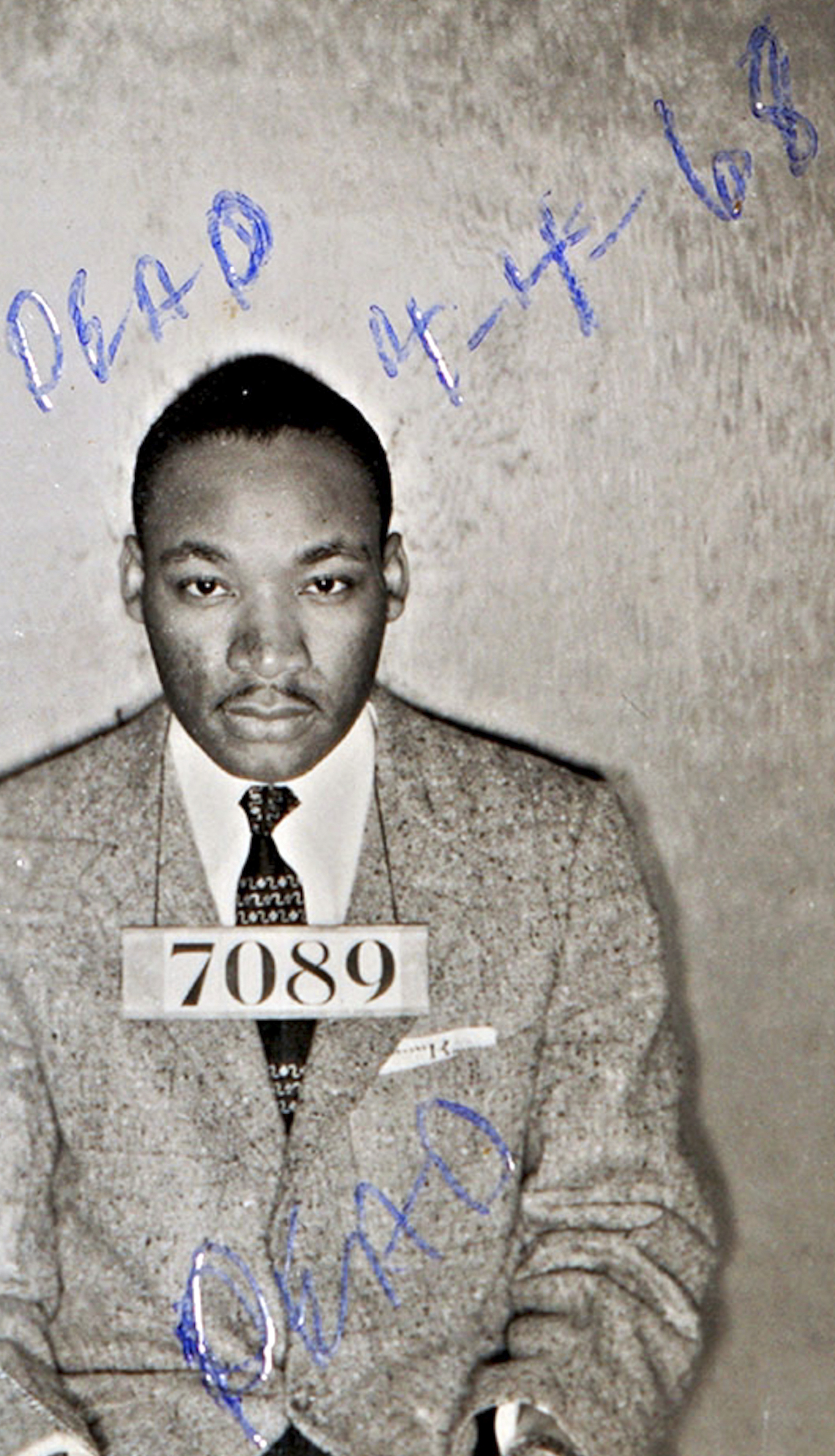 Martin Luther King Mug Shot