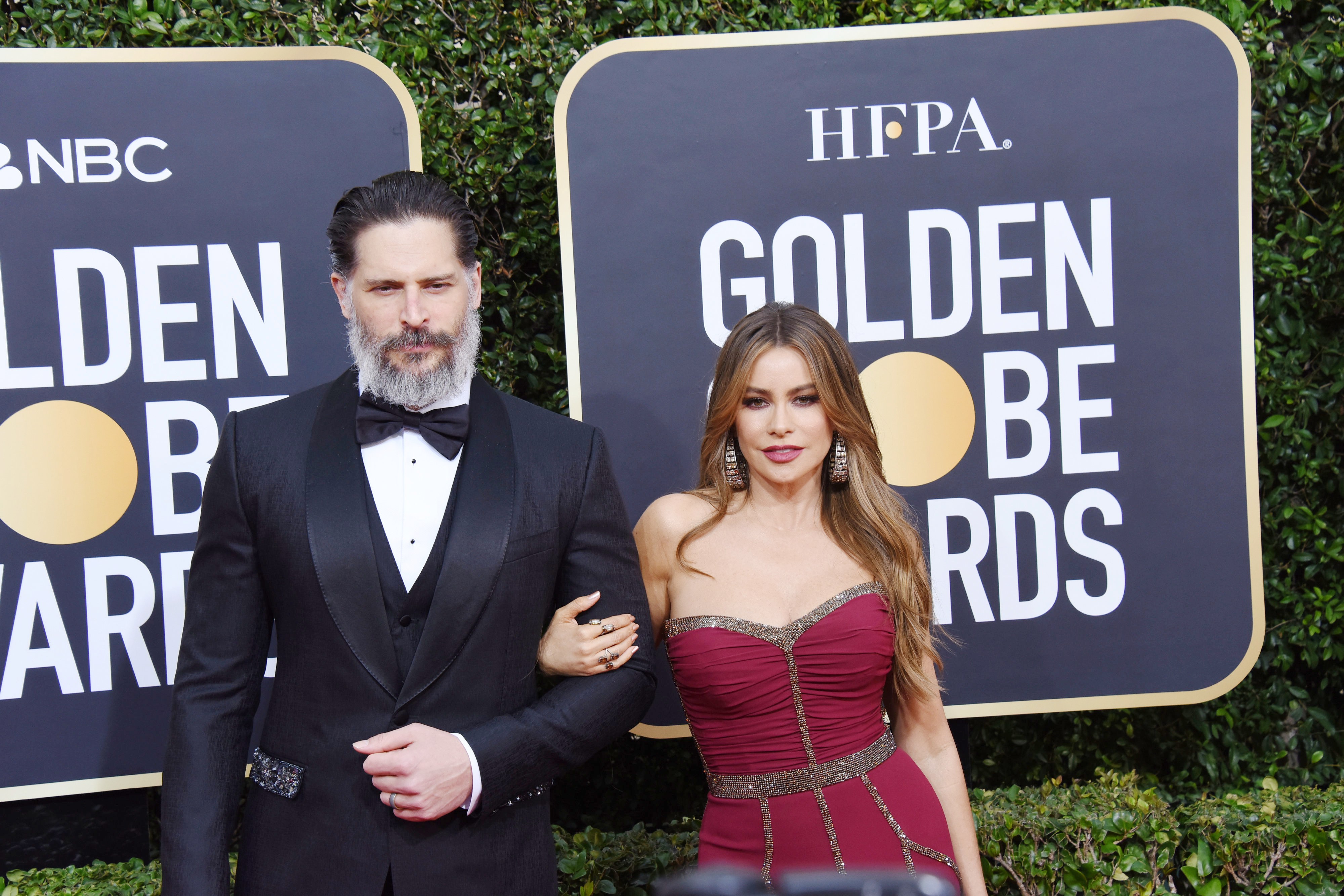 Joe Manganiello, Sofia Vergara attends the 77th Annual Golden Globe Awards at The Beverly Hilton Hotel on January 05, 2020 in Beverly Hills, California\n© Jill Johnson/jpistudios.com