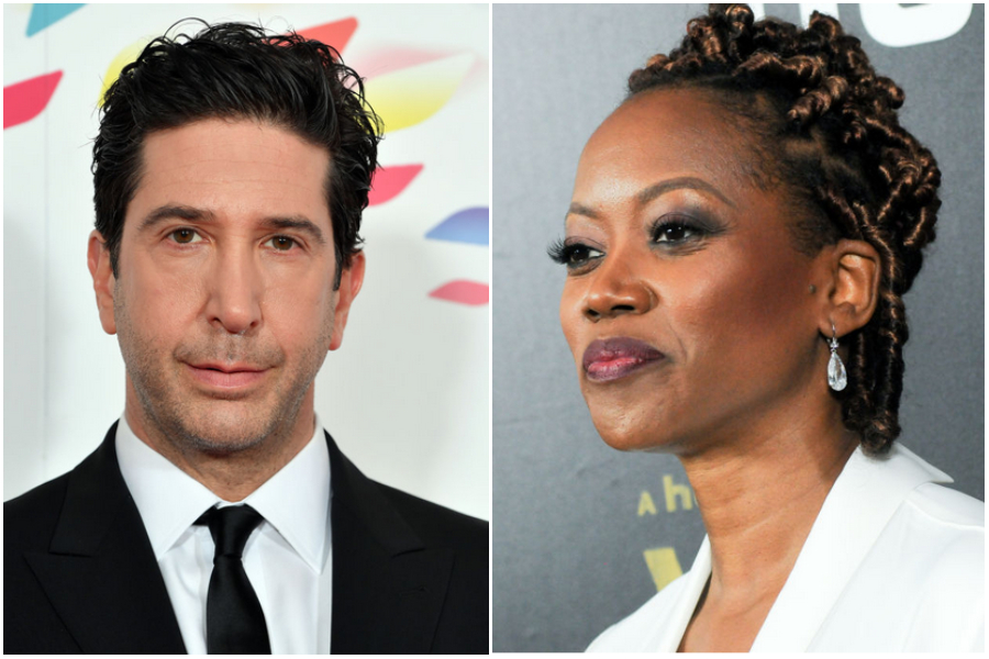 David Schwimmer and Erika Alexander