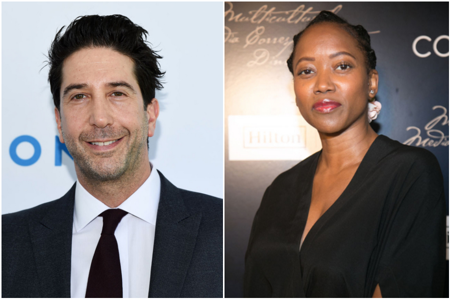 David Schwimmer and Erika Alexander