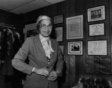 Rosa Parks at the Abyssinian Baptist Church.
