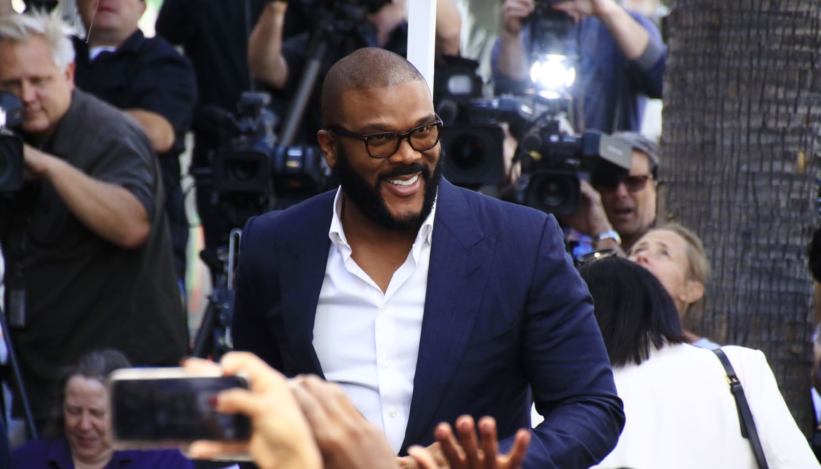 Tyler Perry is awarded the 2675th star on the Hollywood Walk of Fame