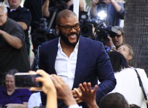 Tyler Perry is awarded the 2675th star on the Hollywood Walk of Fame