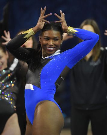 Nia Dennis Just Won Black History Month With This Gymnastics Routine