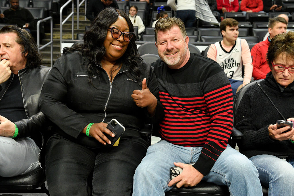 Celebrities At The Los Angeles Clippers Game