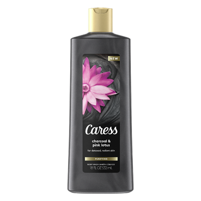 Caress Charcoal and Pink Lotus Body Wash