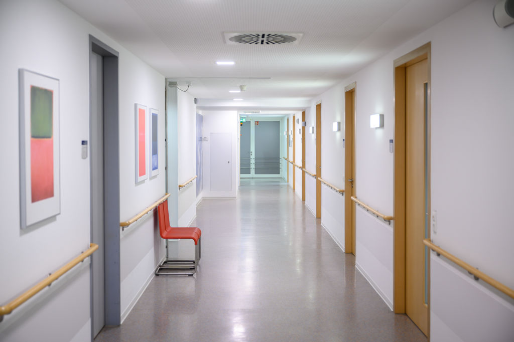 Hospital corridor