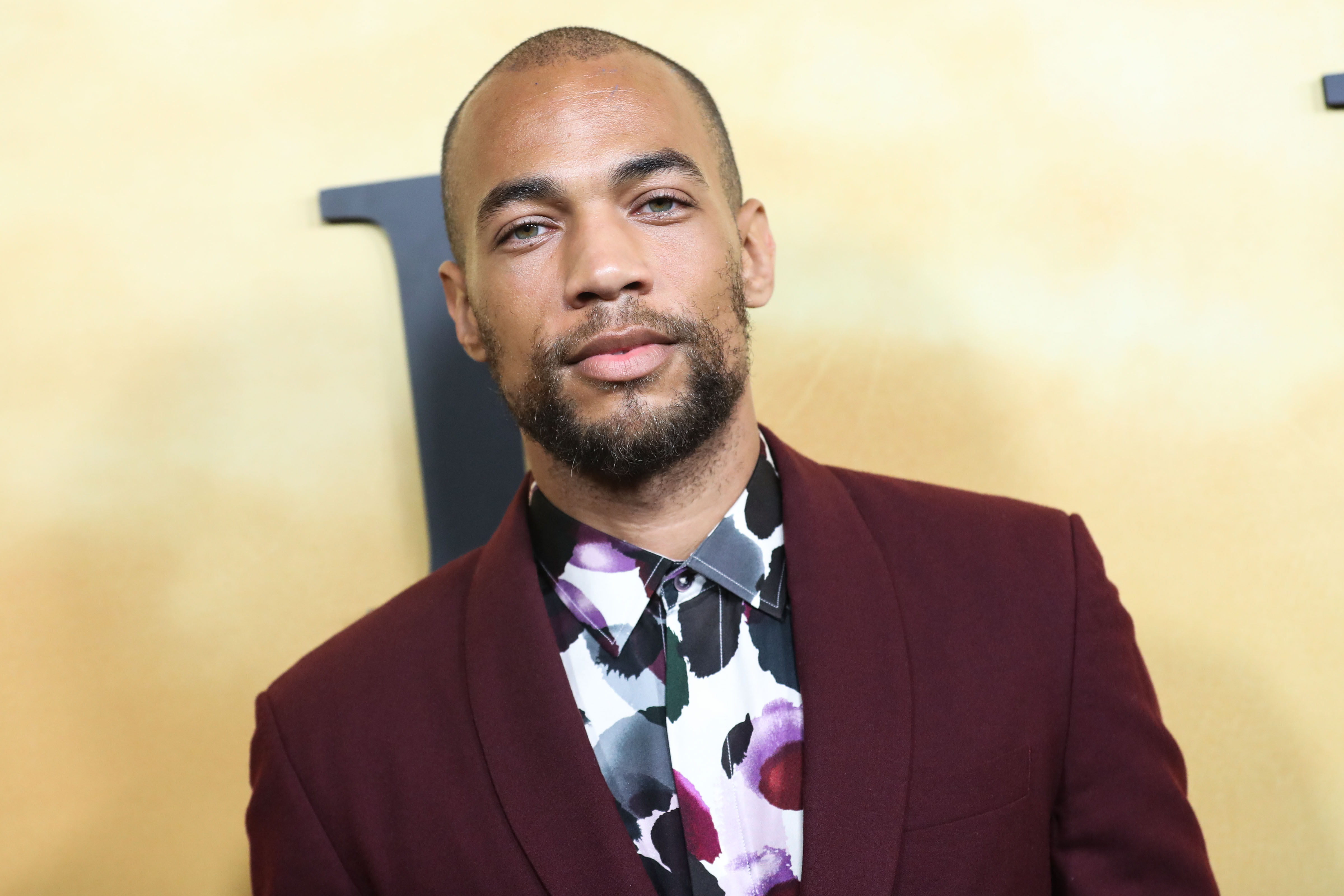 Kendrick Sampson arrives at the Los Angeles Premiere Of Focus Features' 'Harriet' held at The Orpheum Theatre on October 29, 2019 in Los Angeles, California, United States.