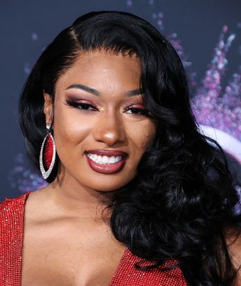 Rapper Megan Thee Stallion arrives at the 2019 American Music Awards held at Microsoft Theatre L.A. Live on November 24, 2019 in Los Angeles, California, United States.