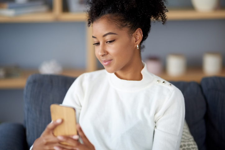 Texting and making new friends online
