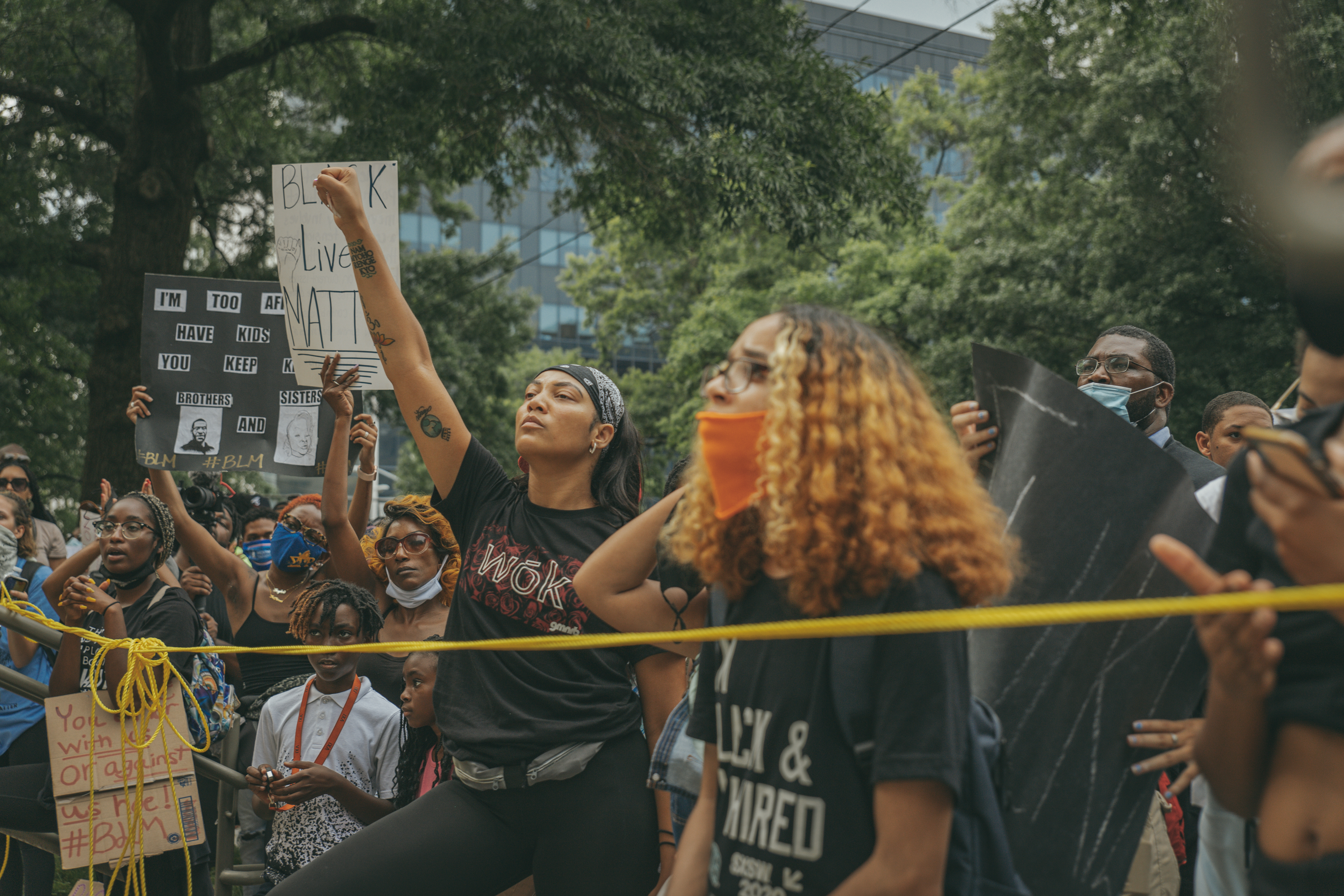 Black Women Protesting