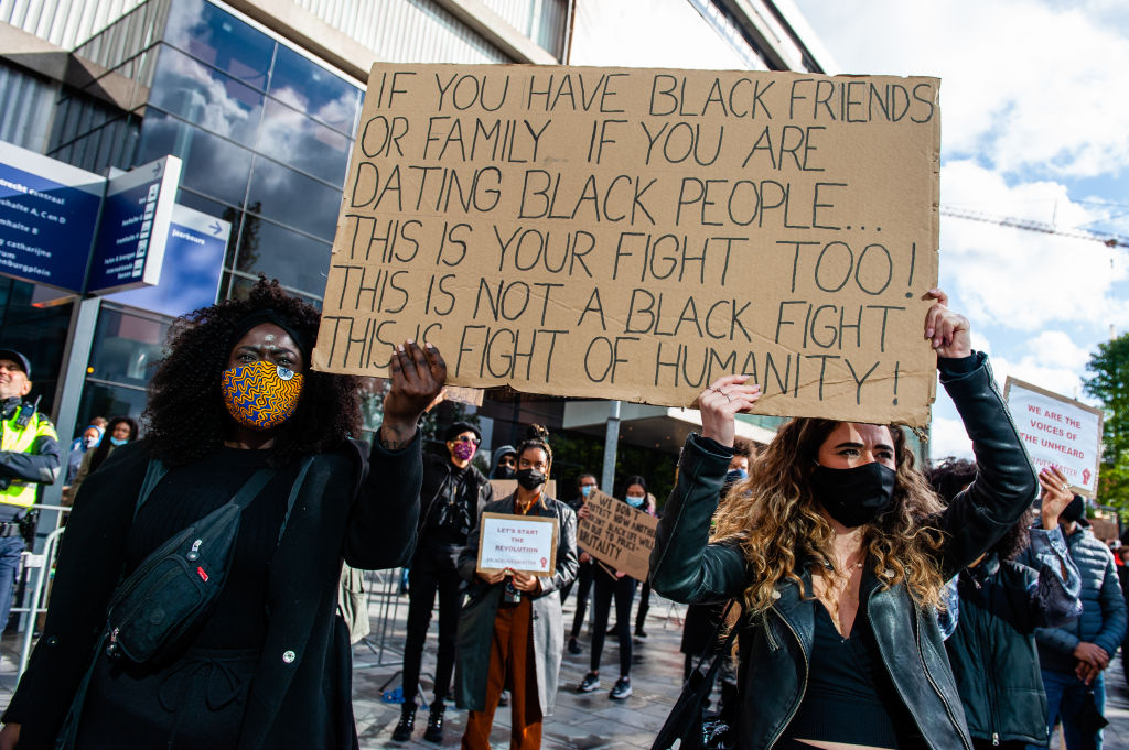 Protest Against Anti-black Violence In Netherlands